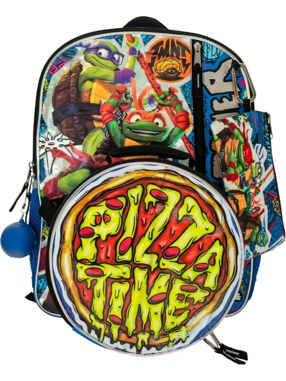 Teenage Mutant Ninja Turtles 5-Piece Backpack Set - School Bag, Bookbag, 16